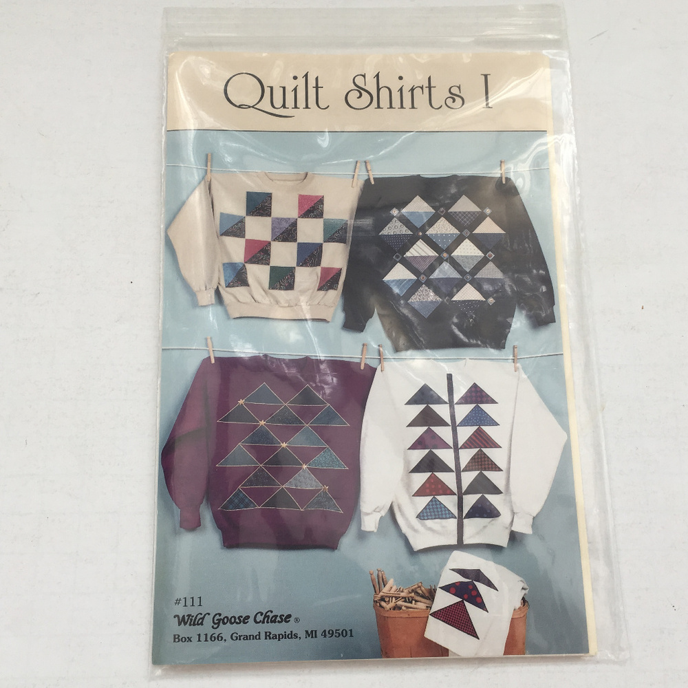 Quilt shirts applique pattern for clothing